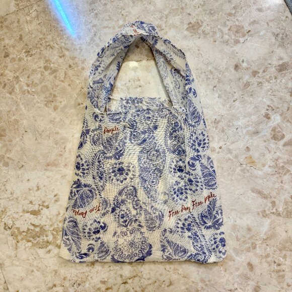 Free People Boho Printed Linen Tote Bag - Picture 5 of 5